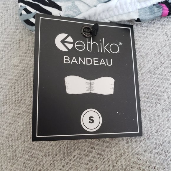 Ethika White Daisy Bandeau Modal - Picture 3 of 5